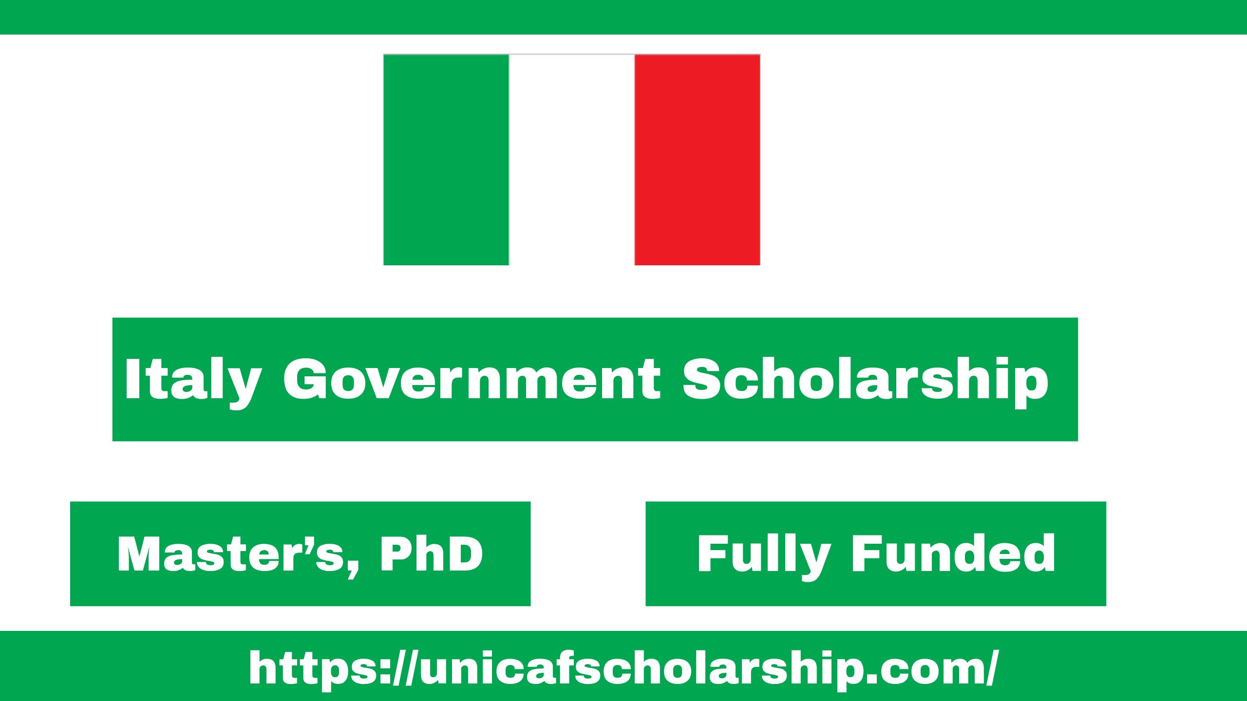 Italy Government Scholarship 2027 | Without IELTS